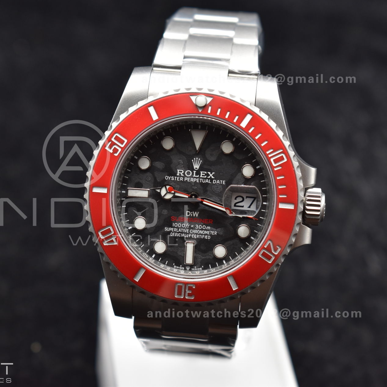 Submariner DIW Sandblasted VSF 1:1 Best Edition Pluto On SS Bracelet VS3135